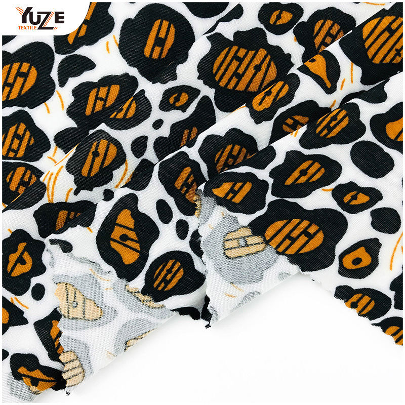 YZS18-242 FDY Spandex print