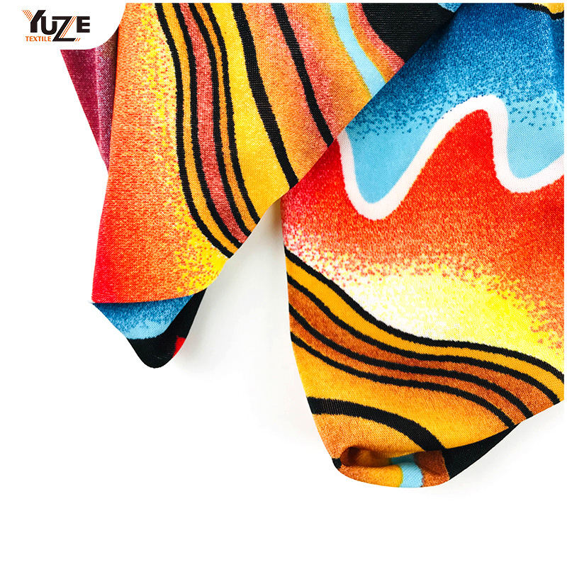 YZS20-378-2 FDY Spandex print