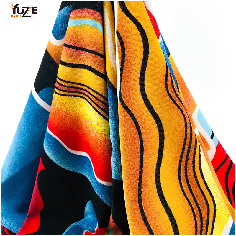 YZS20-378-2 FDY Spandex print