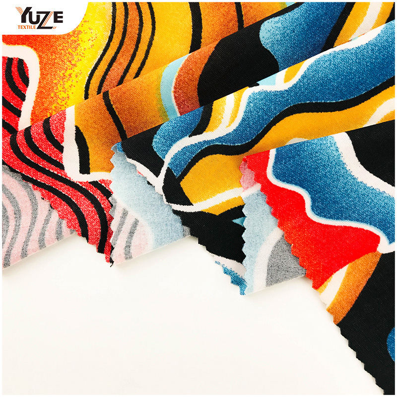 YZS20-378-2 FDY Spandex print