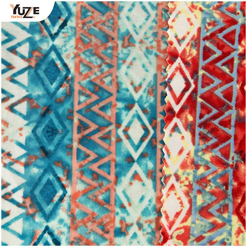 YZS20-528-4 FDY Spandex print