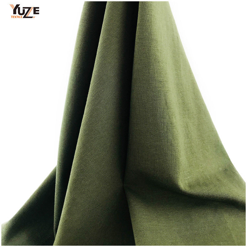 YZK-080029 40s CTN Span Jersey na may enzyme hugasan ang cool na touch