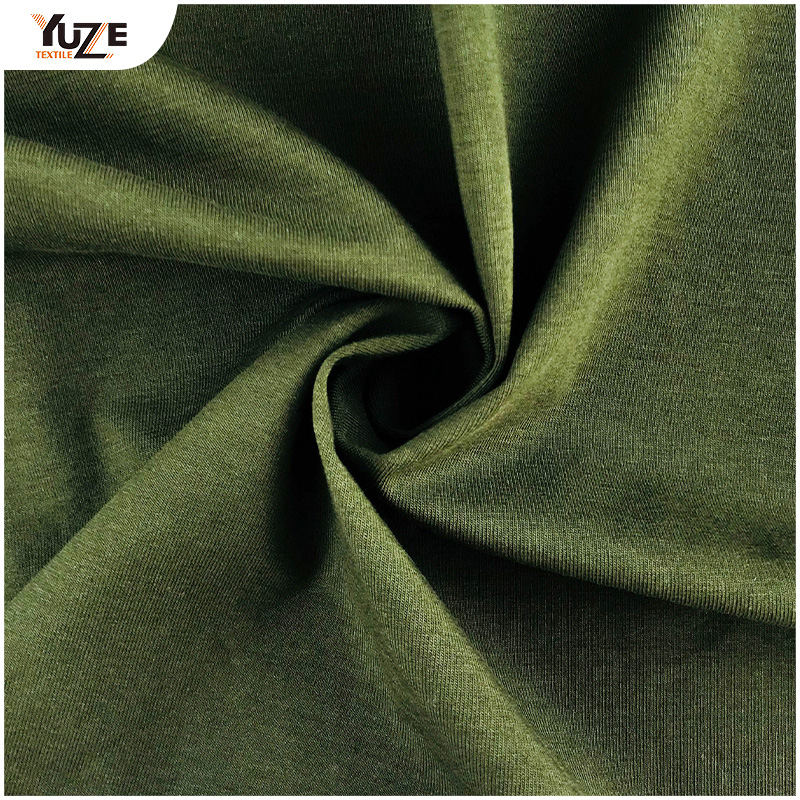 YZK-080029 40s CTN Span Jersey na may enzyme hugasan ang cool na touch