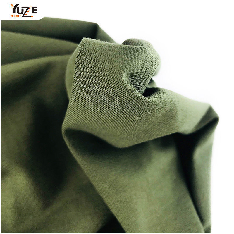 YZK-080029 40s CTN Span Jersey na may enzyme hugasan ang cool na touch