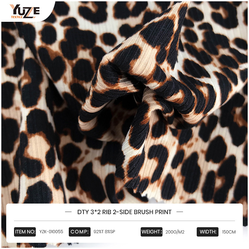 YZK-010055 DTY 3*2 RIB 2-Side brush print