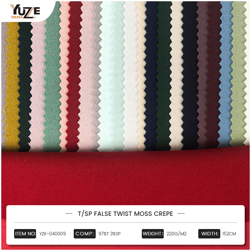 YZK-040009 T/SP Maling Twist Moss Crepe