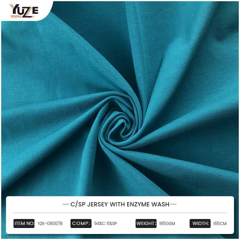 YZK-080078 CSP Jersey na may enzyme wash