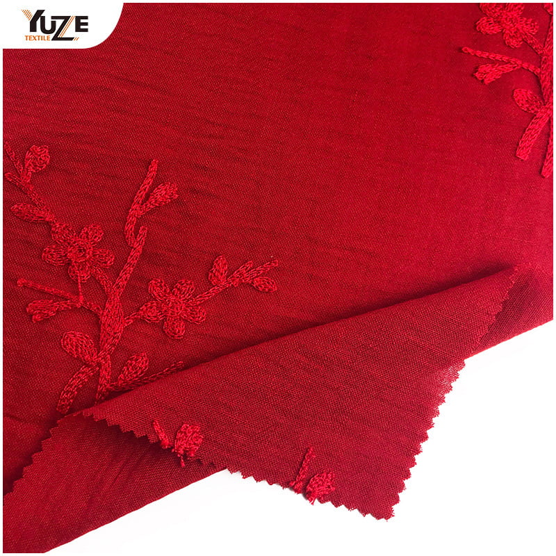 YZW-030065 Magiliw na Linen Air Jet Embroidery