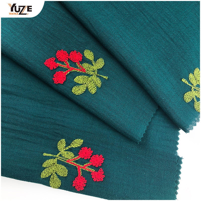 YZW-030066 Magiliw na Linen Air Jet Embroidery