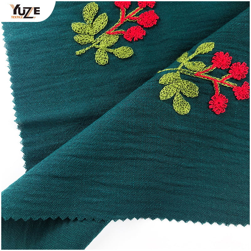 YZW-030066 Magiliw na Linen Air Jet Embroidery