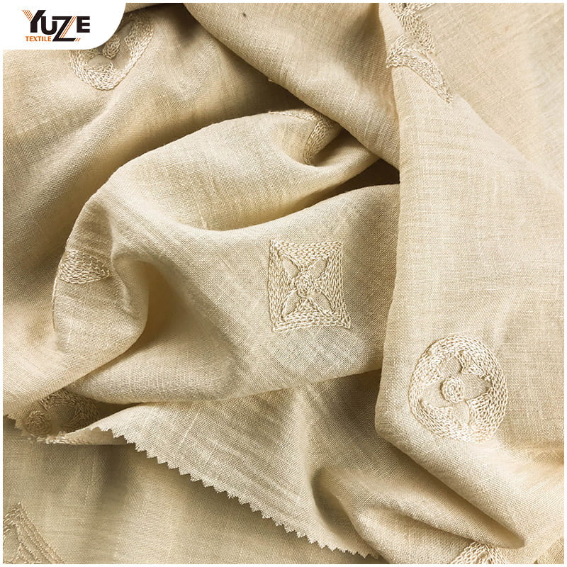 YZW-030069-1 Linen Look Airflow Emb