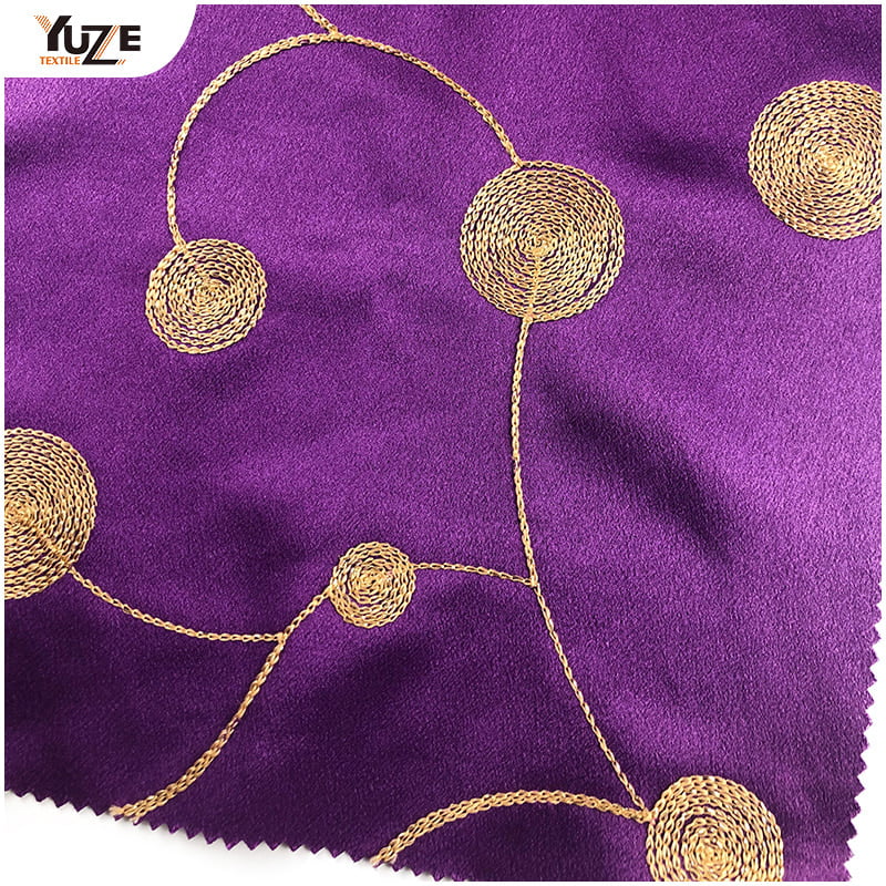 YZW-030141-6 American Satin PD Embroidery