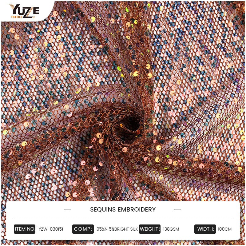 YZW-030151 Sequins Embroidery