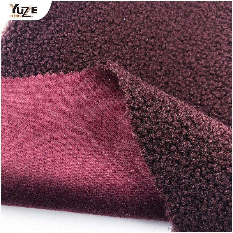 Ang YZK-100084 suede fleece bonded