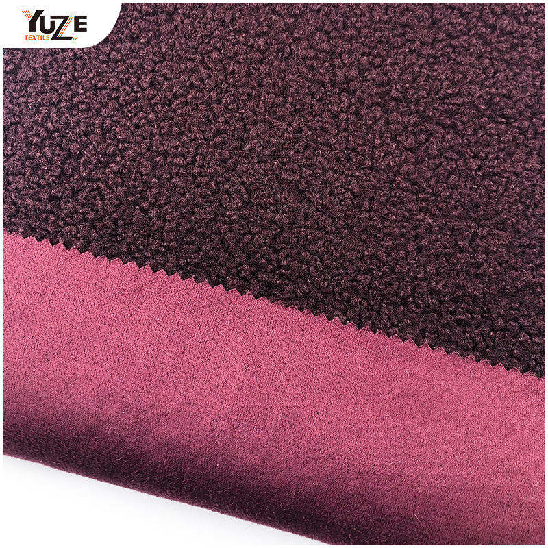 Ang YZK-100084 suede fleece bonded