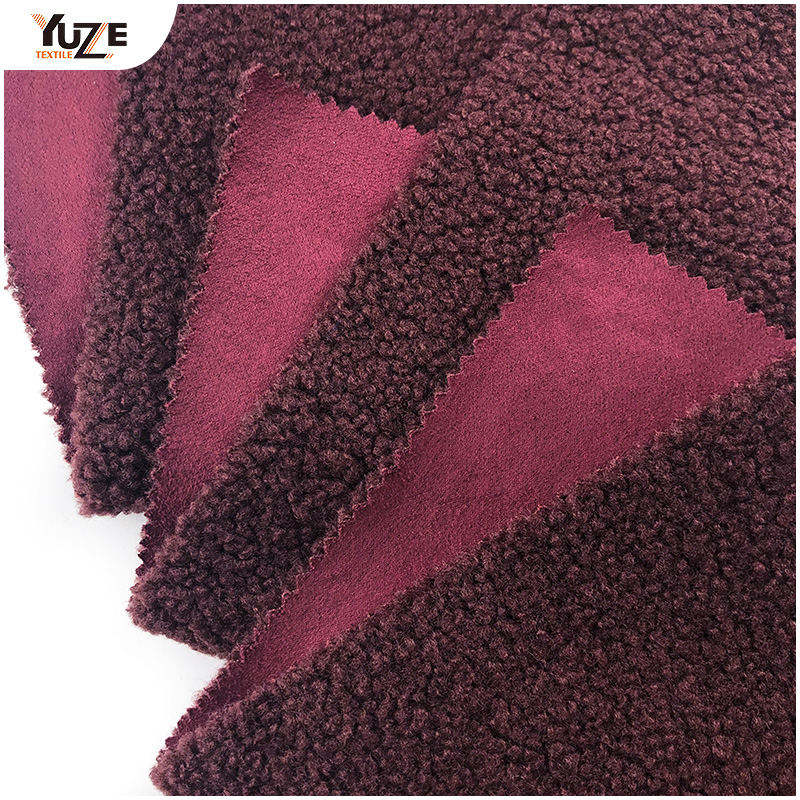 Ang YZK-100084 suede fleece bonded